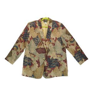Vintage REQUIREMENTS Womens Size 22W Short Sleeve Blazer Jacket